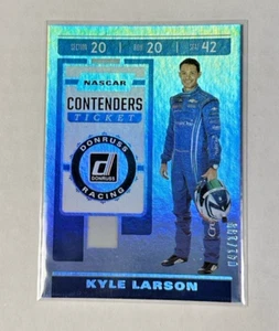 Panini Donruss Racing NASCAR 2020 Kyle Larson Contenders/199 envío gratuito - Imagen 1 de 2