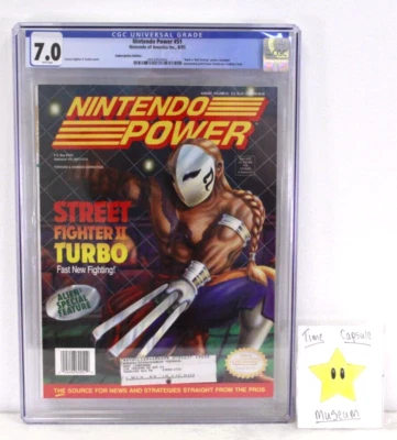Nintendo Power 51 1993 Magazine #51 Street Fighter II Turbo CGC Grade 7.0 SNES - Image 1 of 4