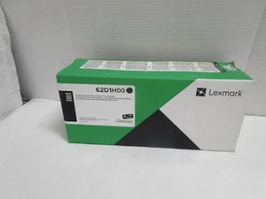 GENUINE LEXMARK 62D1H00 High Yield BLACK TONER CARTRIDGE NEW SEALED WORN BOX - Picture 1 of 8