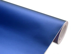 Calcomanía pegatina de vinilo anodizado azul satinado mate de 12"" x 60 - Imagen 1 de 1