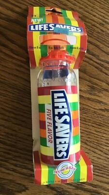 Biberón LifeSavers Candy vintage 8 oz RARO 1994 Munchkin NUEVO tapa naranja Foto 1 de 4