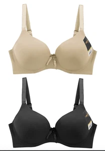 36DD, 38DD, 40DD Smooth Cup Bra - FAST Free Shipping and Free Returns - Picture 1 of 17