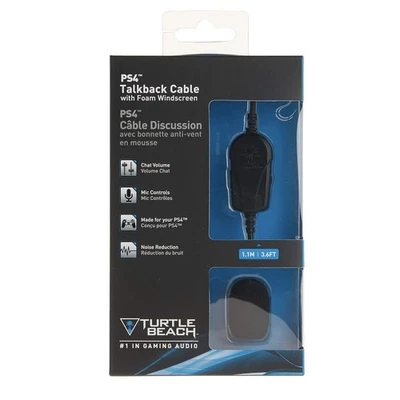 Turtle Beach Ear Force PS4 Talkback Cable PlayStation 4 Headset Compatibility - Image 1 of 4