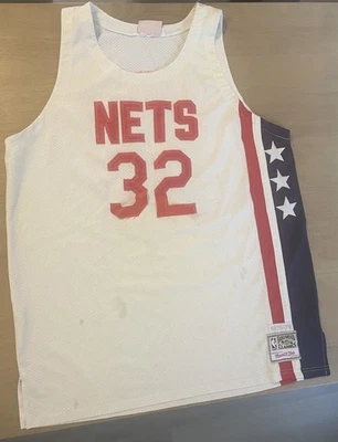 NBA Vintage New York Nets Julius Erving Mitchell & Ness Jersey 1975-76 Size 54? - Image 1 of 4