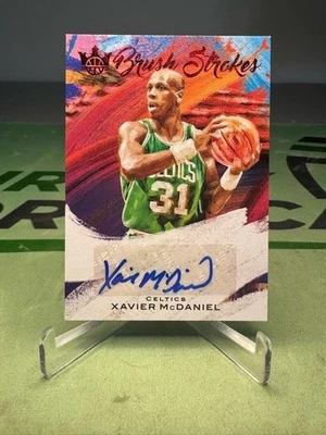 Pinceladas Court Kings Xavier McDaniel 2020-21 automático rojo rubí/49 - Boston Foto 1 de 2