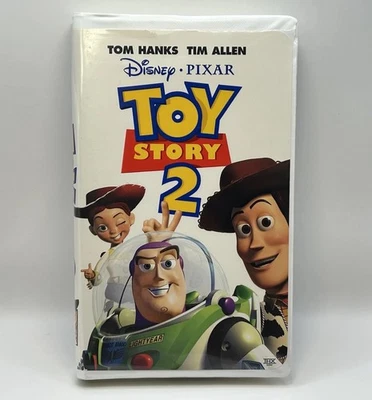 Toy Story 2 VHS 1999 Disney Pixar Video Tape 90s Movie VTG Clamshell Nearly New! Foto 1 de 4