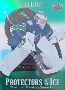2024-25 Upper Deck Allure - Protectors of the Ice Green Thatcher Demko #PI-8 - Bild 1 von 2