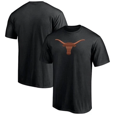 Camiseta Texas Longhorns Midnight Mascot - Negra Para Hombre Talla Grande Nueva Foto 1 de 4