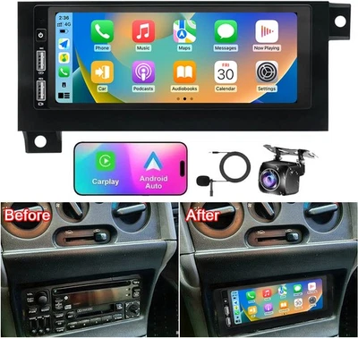6.86" Android 13 Carplay Car Stereo Radio GPS Navi For 1995-2000 Dodge Avenger - Image 1 of 4