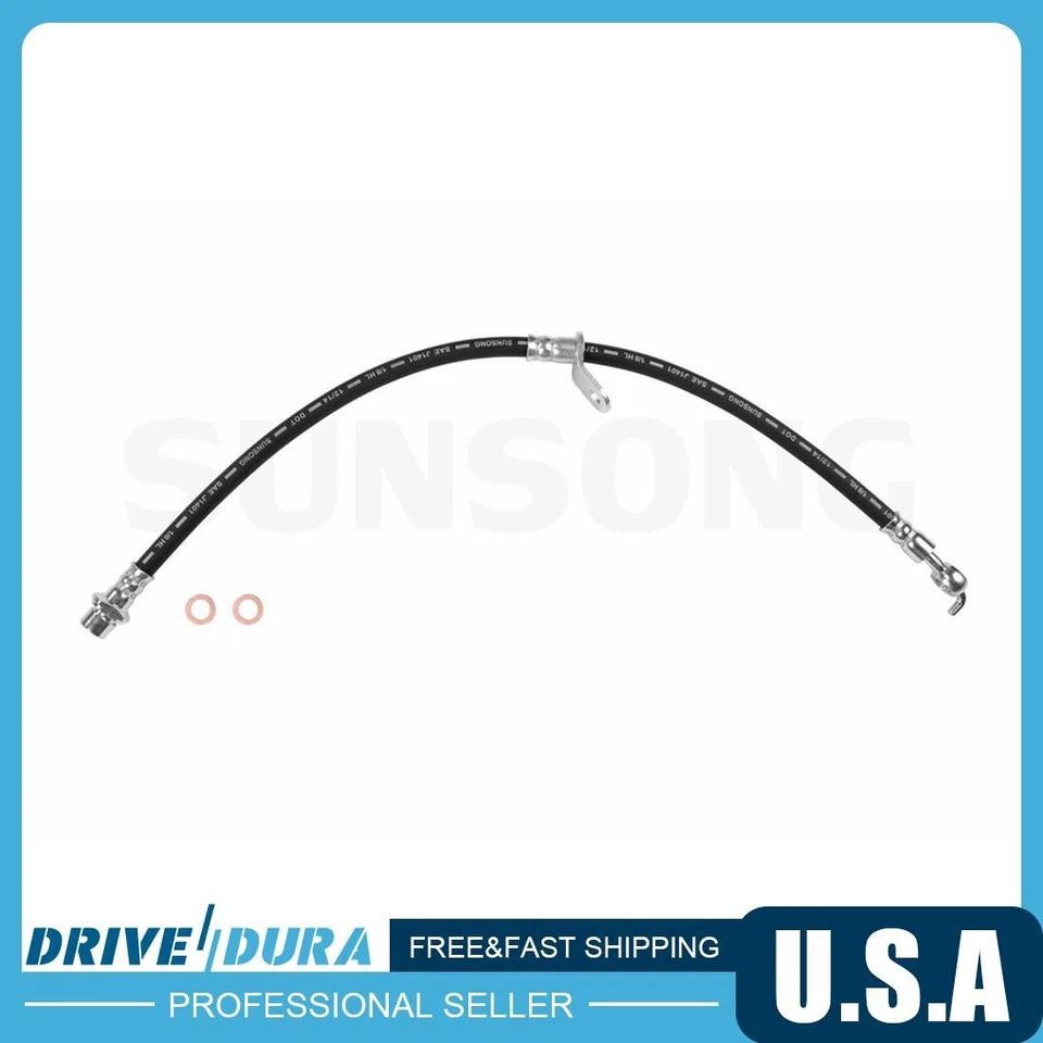 Manguera hidráulica de freno delantero derecho para Toyota Sienna 1998 1999 2000 2001 2002 2003 Foto 1 de 4