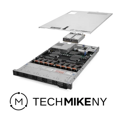 Dell PowerEdge R640 Server 10-Bay 2x Platinum 8160 2.10Ghz 48-Core 8GB RAM DC - Image 1 of 4