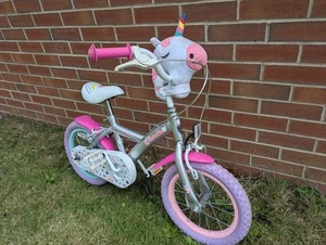Apollo Twinkles Unicorn Kids Bike - 14" Wheel Age Guide 4-7 Years - Picture 1 of 7