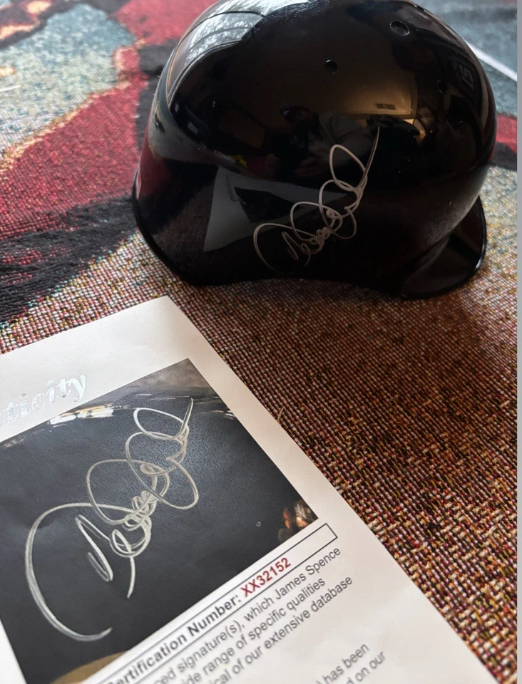 Мини-шлем с автографом Дерека Джетера из Yankees письмо подлинности JSA. - Изображение 1 из 4