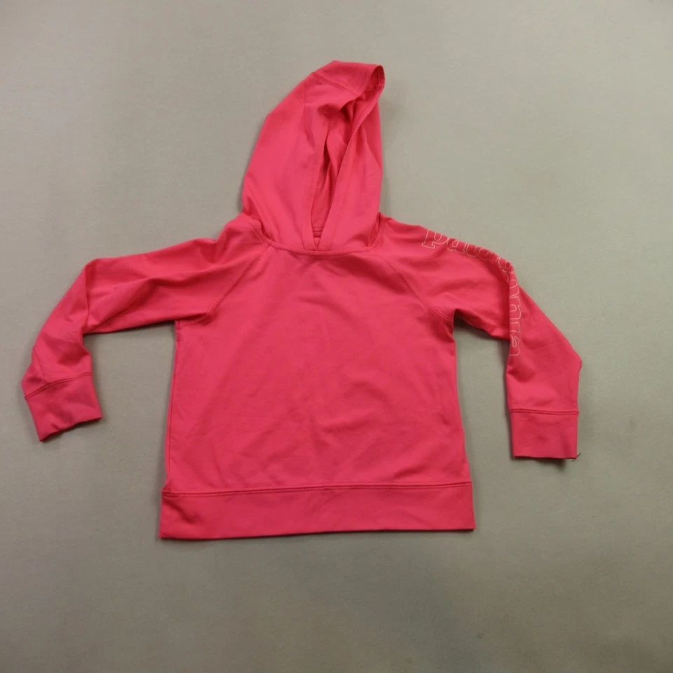 Patagonia Sweater Girls 2T Long Sleeve Pullover Pink Hooded Casual - Image 1 of 4