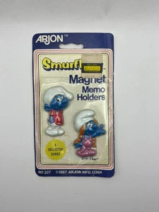1987 Colector Series Set of Magnets Snappy Sassette Smurflings - Picture 1 of 2
