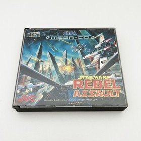 Sega Mega CD STAR WARS REBEL ASSAULT Game & Instruction Booklet - BOXED