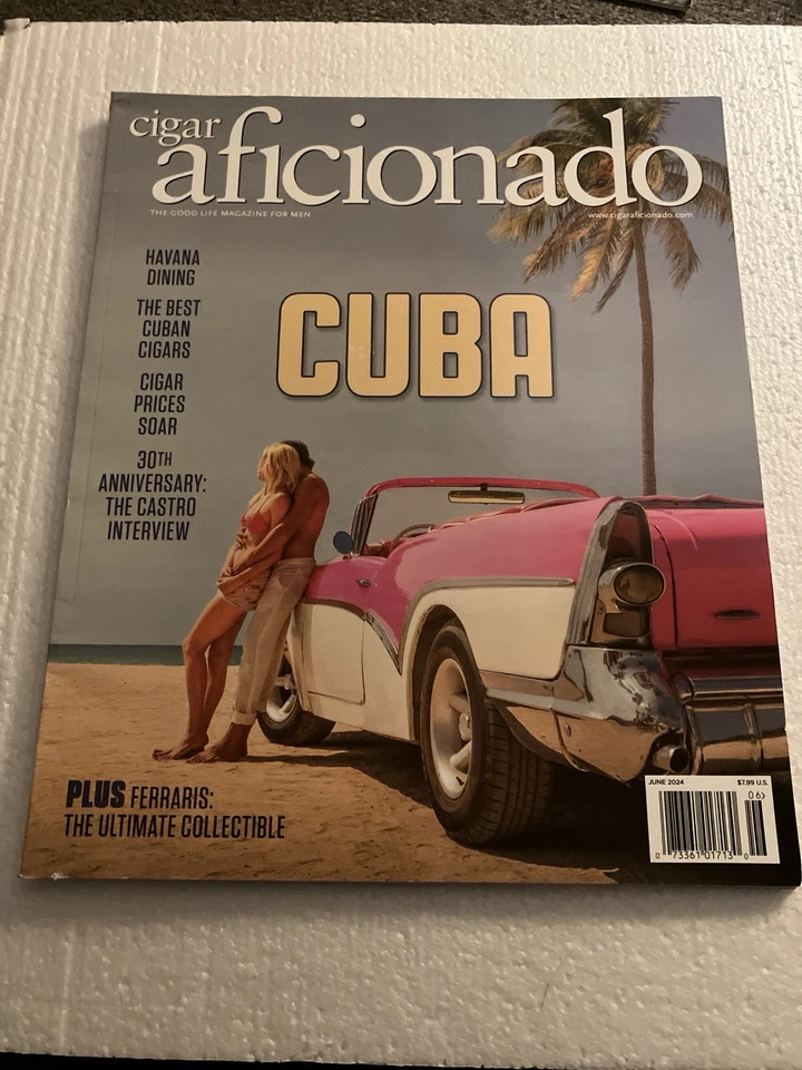 Cigar Aficionado Cuba Havana Castro Interview May/June 2024 Foto 1 de 1