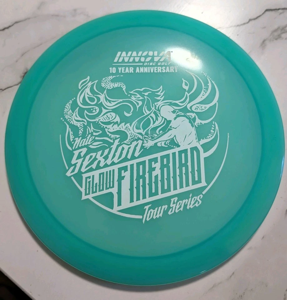 Innova 10 Year Anniversary Sexton Firebird Rare MATTE WHITE 10th Glow Disc Golf - Image 1 of 1