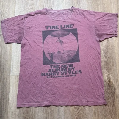 Camiseta Unisex HARRY STYLE Línea Fina Amarilla Talla Grande Mercancía Oficial Promoción Foto 1 de 4