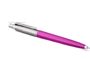 Parker Jotter Pink Pen Medium Nib Blue Ink Fast dispatch Free Delivery - Picture 1 of 3
