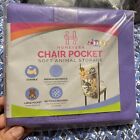 Honeyera Chair Pocket for Soft Stuffed Animal Storage - For back of the chair 