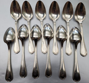 12 cuillères Anciens couverts  de CHRISTOFLE « Spatours », métal argenté,