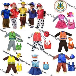 2024 NEU Karneval Fasching Paw Patrol Cosplay  Kinder kostüm Helfer vier Pfoten