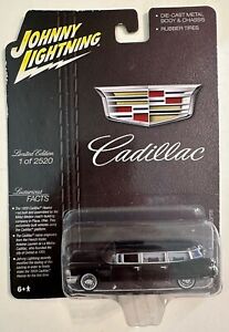 Johnny Lightning 1959 Cadillac moulée sous pression à l'échelle 1:64 noir édition spéciale