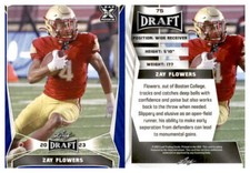 2023 LEAF DRAFT PICK FOOTBALL "BLUE" - YOU PICK #1 - #100 * FREE SHIP *