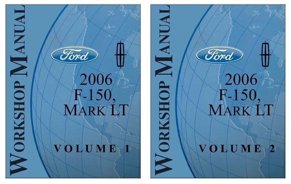 Ford F150 Mark LT 2006 manual de reparación de servicio de fábrica juego de 2 voltios repro 14700 Foto 1 de 1