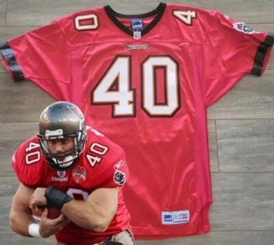 RARO! AUTÉNTICA CAMISETA VINTAGE DE LOS MIKE ALSTOTT BUCCANEERS ADIDAS NFL 46 GRANDE RARA  Foto 1 de 4