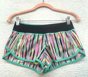 Ivivva by Lululemon Shorts Girls 12 Multicolor Pull On Gym Workout Performance - Picture 1 of 12
