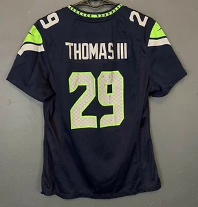 WOMEN'S NIKE SEATTLE SEAHAWKS EARL THOMAS #29 NFL FOOTBALL SHIRT JERSEY SIZE M - Picture 1 of 12
