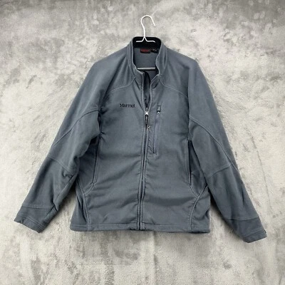 Chaqueta Marmot para mujer grande gris cremallera completa polar ligera cremallera lateral caminata campamento Foto 1 de 4