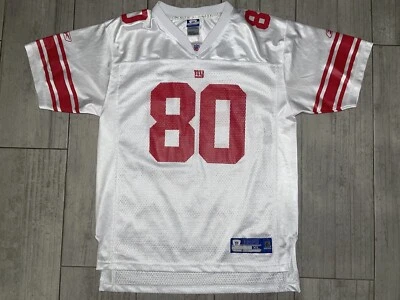 Jersey Jeremy Shockey #80 New York Giants Home Blanco Juvenil Talla XL Usado Foto 1 de 4