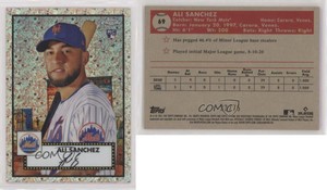 2021 Topps Chrome Platinum Anniversary /75 Ali Sanchez #69 Rookie RC