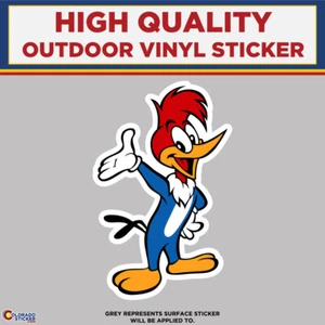 Woody the Woodpecker, High Quality Vinyl Stickers - Picture 1 of 1