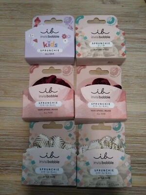 Invisibobble Sprunchie original & Slim all Hair Spiral x2 FastP&P Algeria, Kids