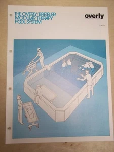 Vtg Overly Manufacturing Brochure~Bressler Modular Therapy Pool System~Catalog - Picture 1 of 1
