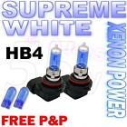 Hb4 Principal / Haut Faisceau Phare Ampoules Xenon Suprême Blanc Léger 9006 501S