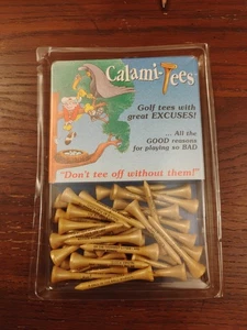 Calami-Tees Novelty Golf Tees 1990 NIB - Picture 1 of 2