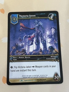 Juego de cartas coleccionables World of Warcaft, Victoria Jaton, Through the Dark Portal 8/319, LP - Imagen 1 de 1