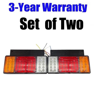 50LED Rear Tail Lamp 12V For GMC for Isuzu Elf Truck NPR NQR NRR NKR NHR 1984-up Foto 1 de 4