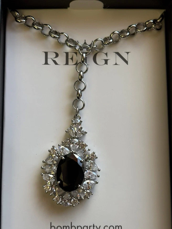 炸弹派对 ~ Reign Villain ~ Rbp7654 Captivated Reign ~ 黑玛瑙 ~ 镀银 — 第 1/1 张图片