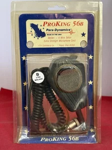 ProKing 56B CB Microphone Mic Mike Extra Long Lead Cable Dynamic Vintage Classic - Zdjęcie 1 z 7