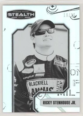 2011 Stealth NASCAR Nationwide Series Black & White /25 Ricky Stenhouse Jr #65 - Image 1 of 2