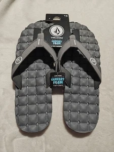 Volcom Recliner Sandale - hellgrau - neu - Größe 15 - Bild 1 von 3