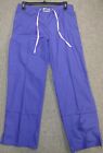 Dress A Med XL Purple draw string Scrub Pants 3 Pockets  NWT