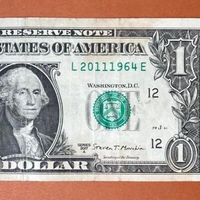 20 November 1964 (L 20111964 E) Birthday Note $1 One Dollar Bill - Image 1 of 3