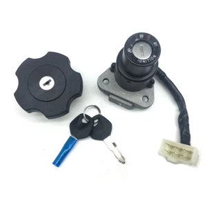 Juego de bloqueo de tapa de gas combustible adecuado para Yamaha RZ125 RZ250 RZ350 interruptor de encendido totalmente nuevo - Imagen 1 de 7